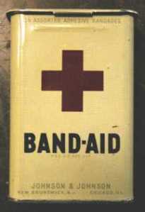 An early Band Aid box